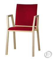 Houten kerkstoelen